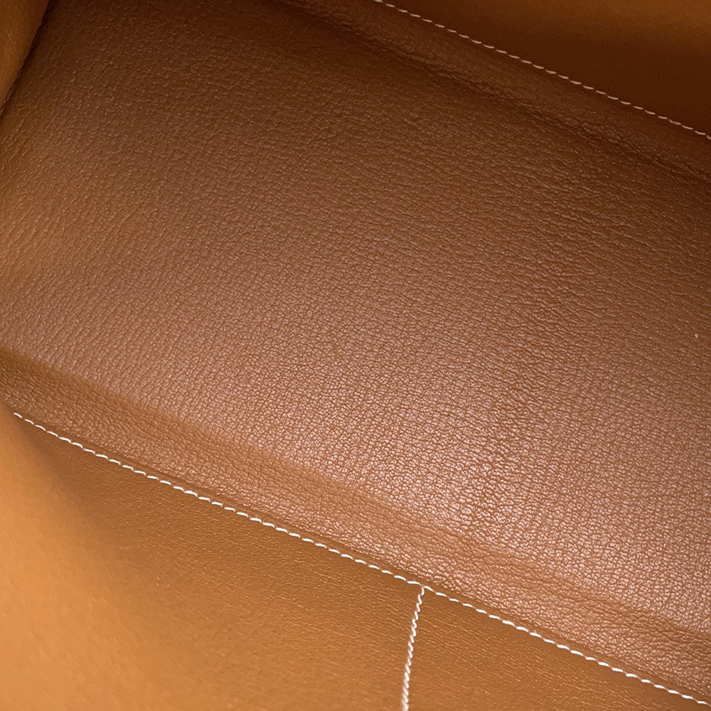 HERMES Kelly Retourne Gold Togo Leather Size 28
