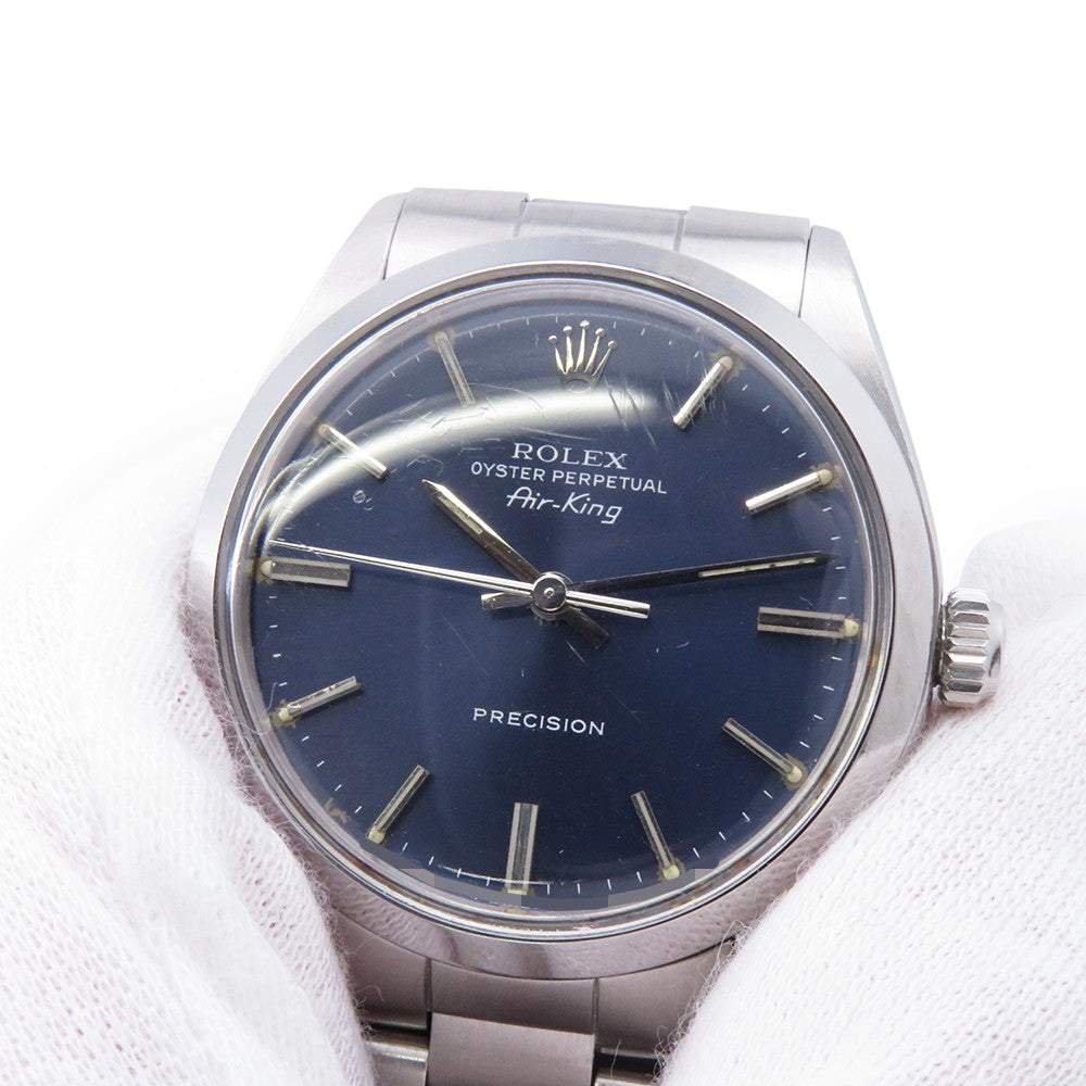 ROLEX Air-King W34mm Stainless Steel Blue Dial5500