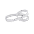 HERMES Crew de H Double Finger Ring Size 53/#13H125631B SV925