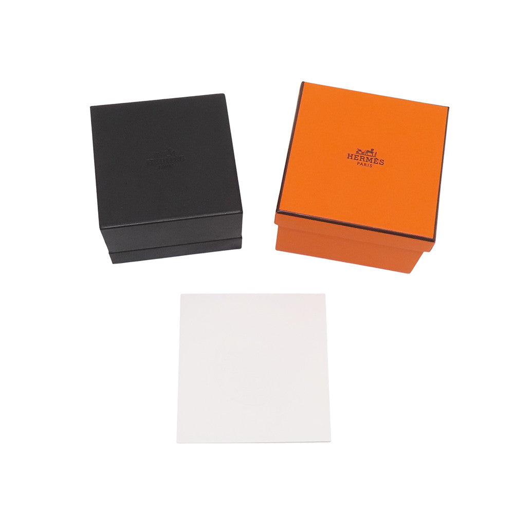 HERMES Crew de H Double Finger Ring Size 53/#13H125631B SV925