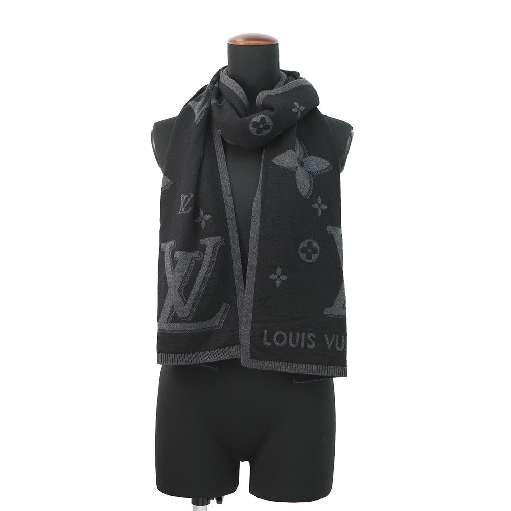 LOUIS VUITTON Scarf・LV Galaxy Size S NoirM93299 Wool100%