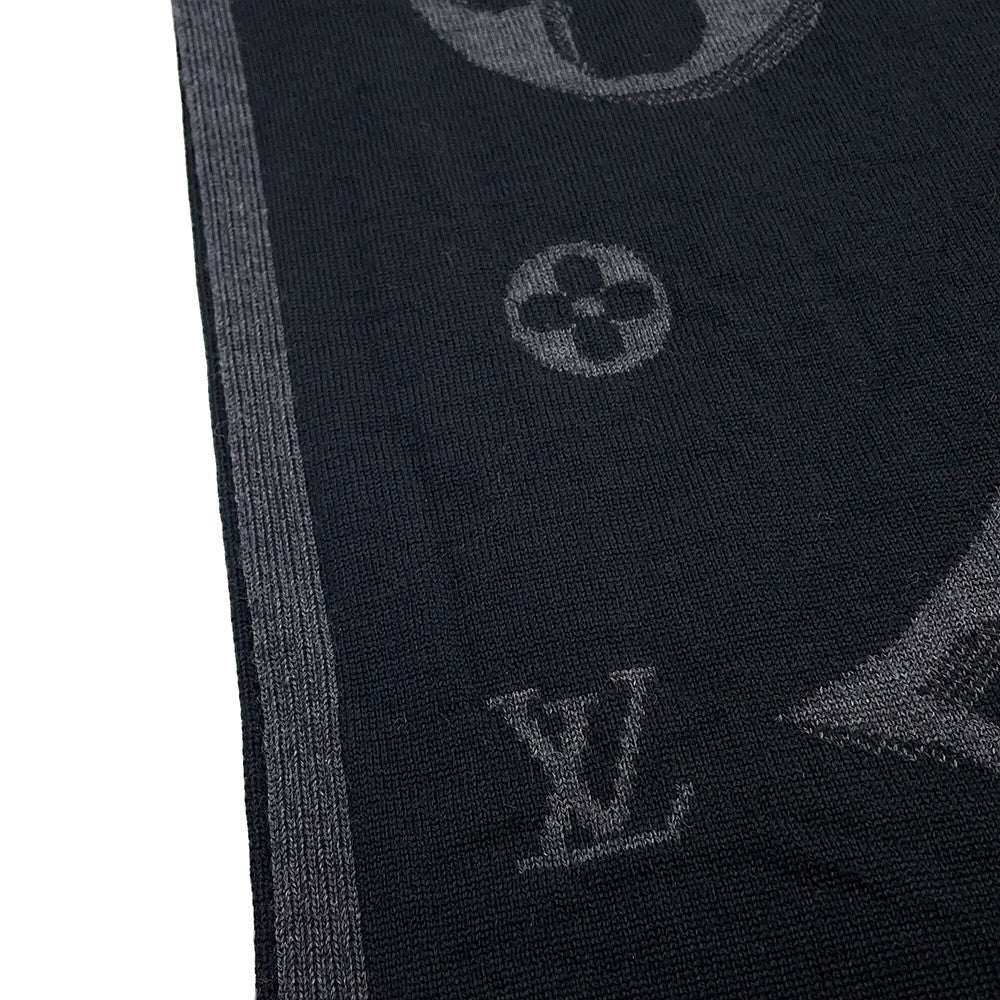 LOUIS VUITTON Scarf・LV Galaxy Size S NoirM93299 Wool100%