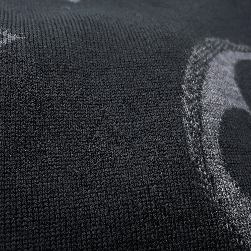 LOUIS VUITTON Scarf・LV Galaxy Size S NoirM93299 Wool100%