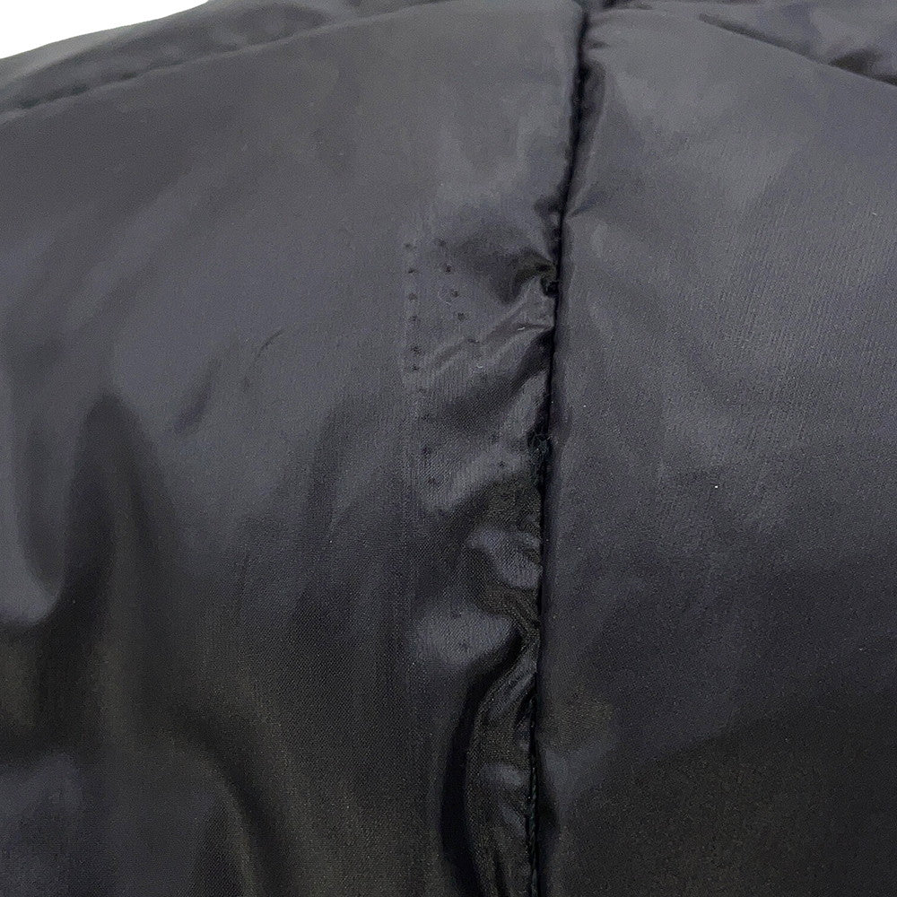 PRADA Hooded Technical Fabric Down Jacket Size M BlackSGC689 Polyester100%