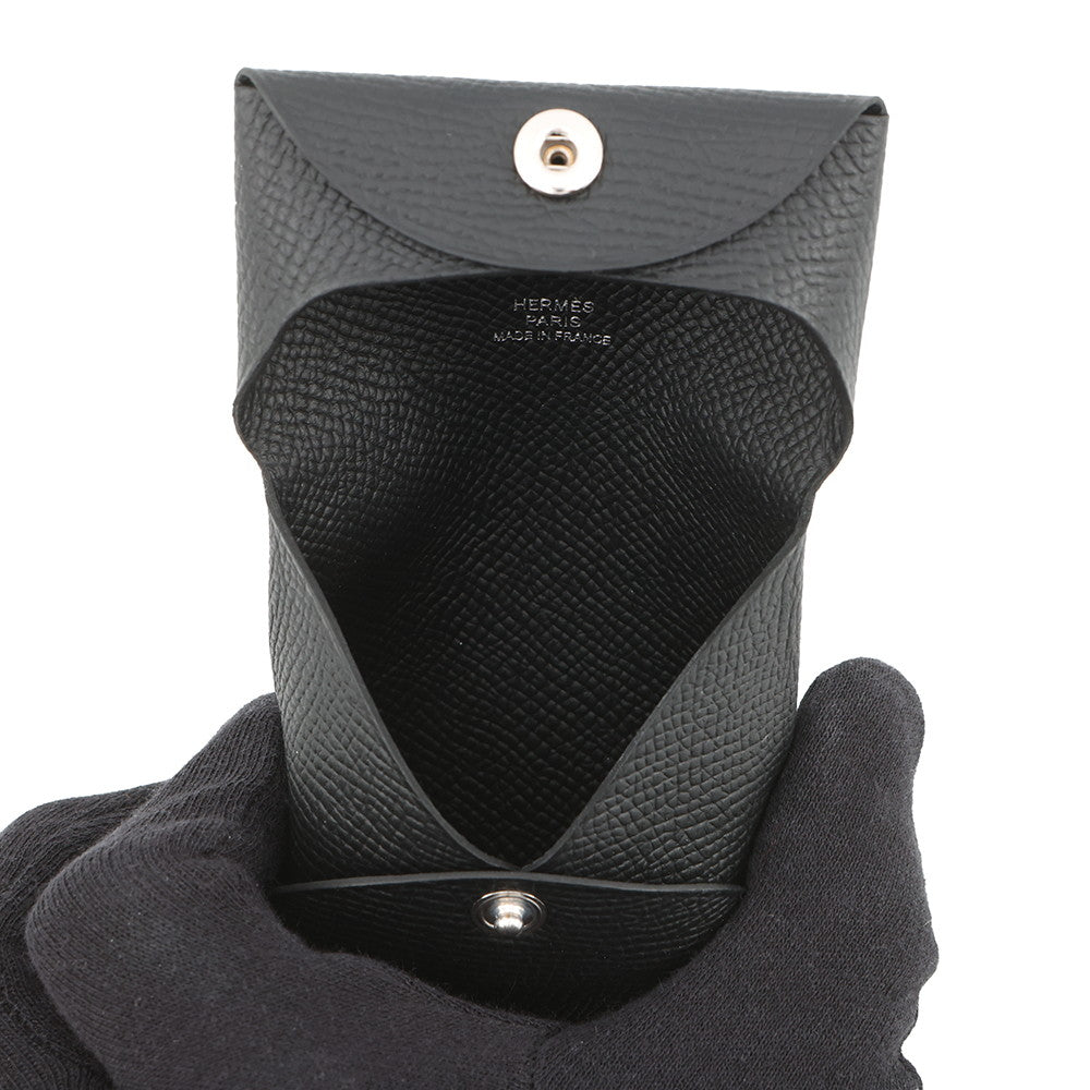 HERMES Bastia Black Epsom