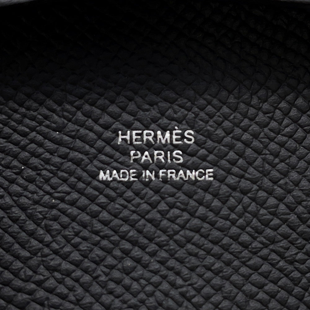 HERMES Bastia Black Epsom