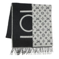 LOUIS VUITTON Scarf・LV Split NoirM70924 Cashmere100%