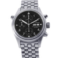 IWC DoppelChronograph W42mm Stainless Steel Black DialIW371319