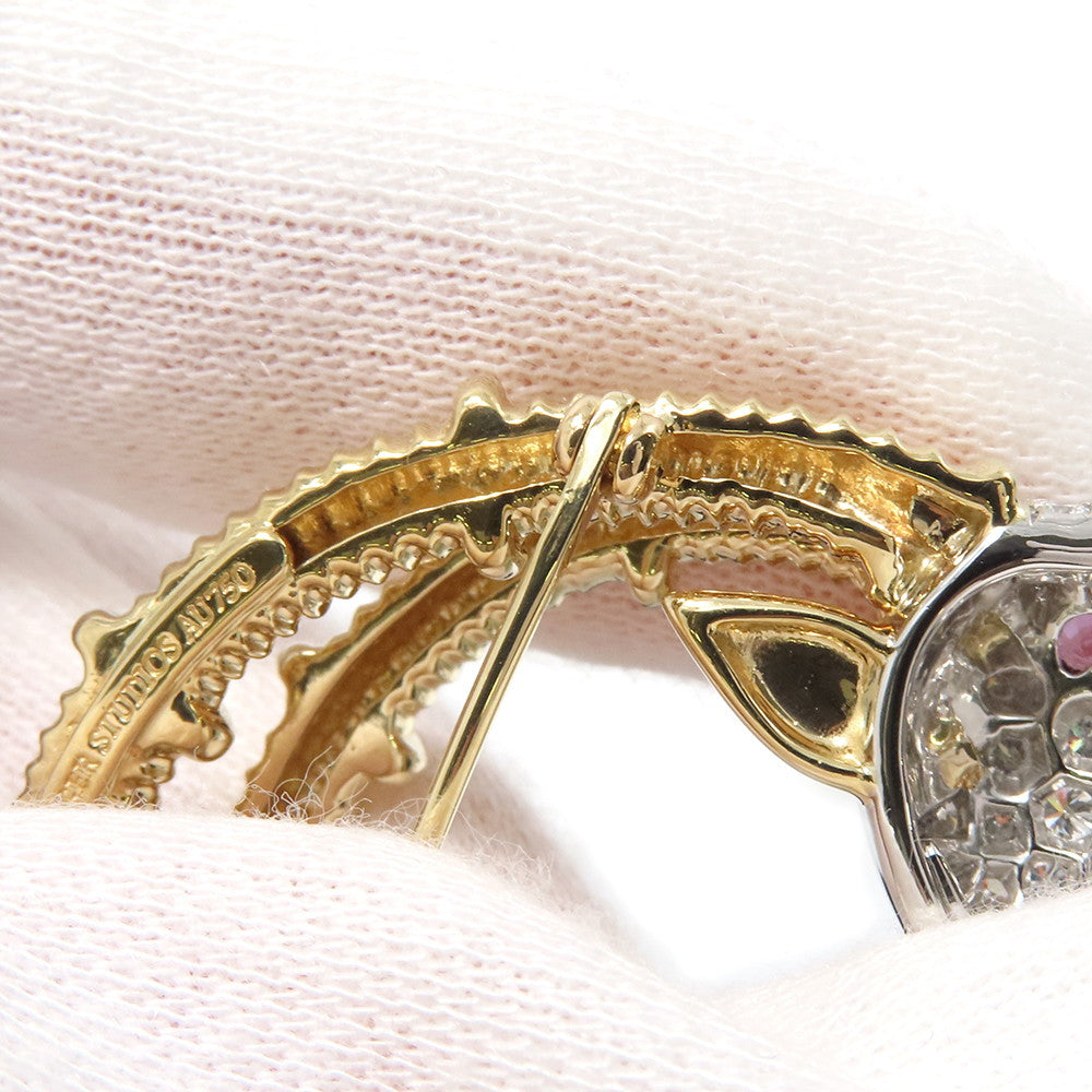 TIFFANY&Co. Ibex Brooch Jean Schlumberger60022750 K18YG Pt950