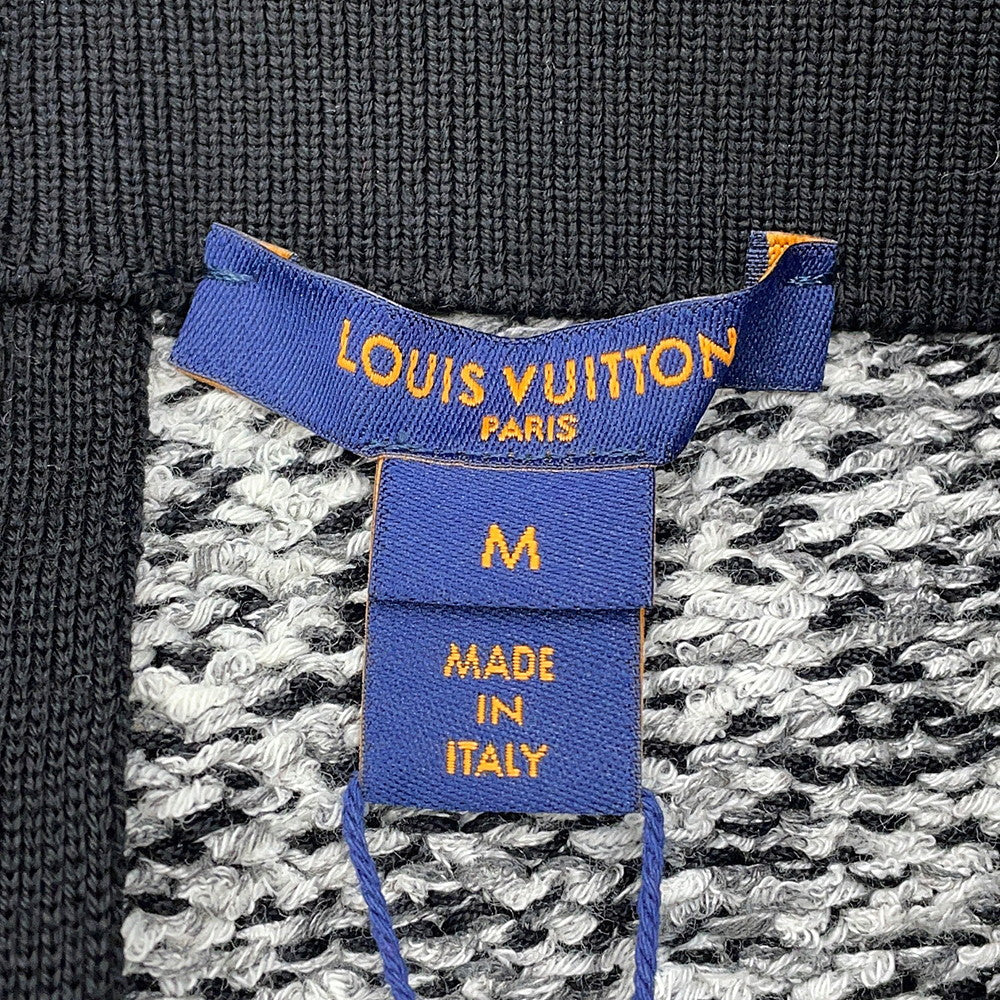LOUIS VUITTON tight skirt Size M White/Black/Gray Cotton69% Wool15% Nylon15% Polyurethane1%