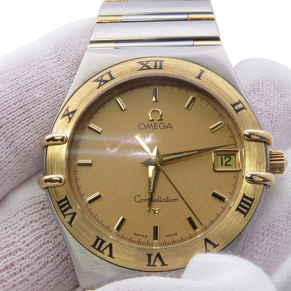 OMEGA Constellation W33.5mm Stainless Steel K18YG Yellow Dial1312.10.00
