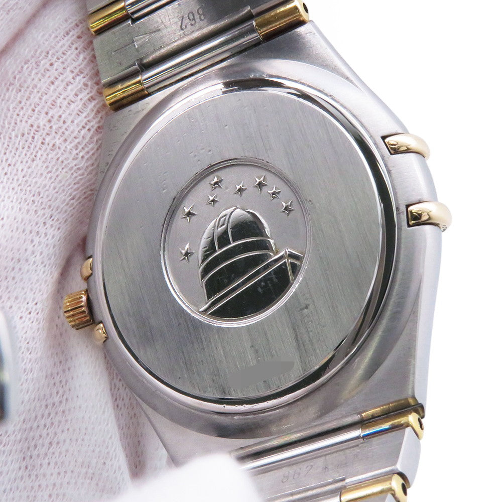 OMEGA Constellation W33.5mm Stainless Steel K18YG Yellow Dial1312.10.00