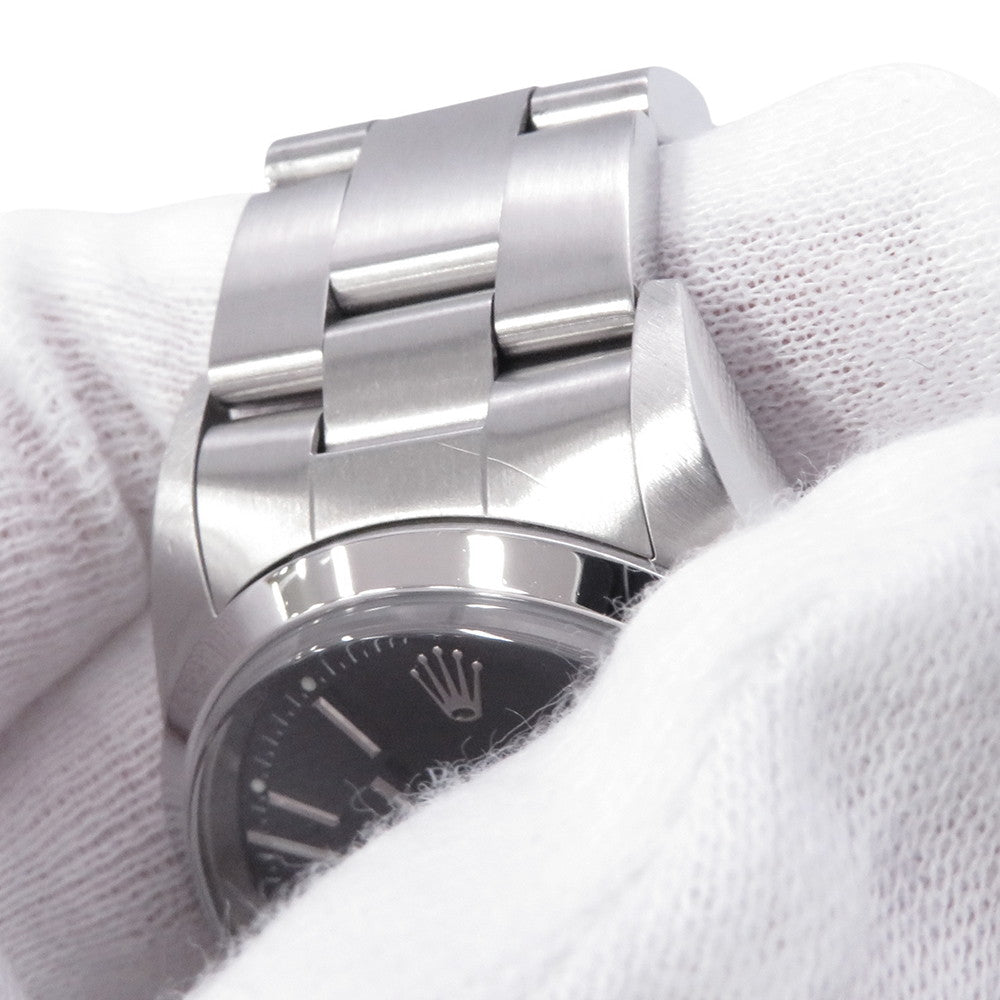 ROLEX Oyster Perpetual Date W34mm Stainless Steel Black Dial15200
