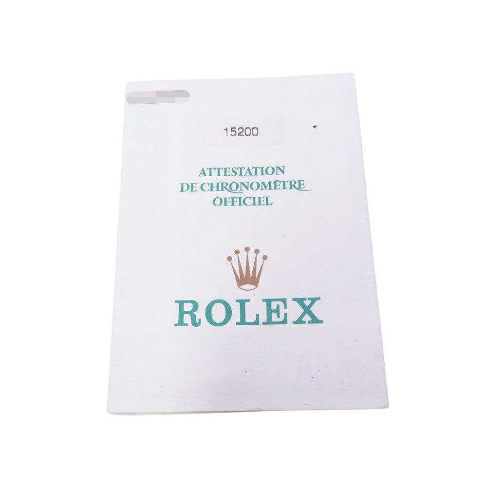 ROLEX Oyster Perpetual Date W34mm Stainless Steel Black Dial15200