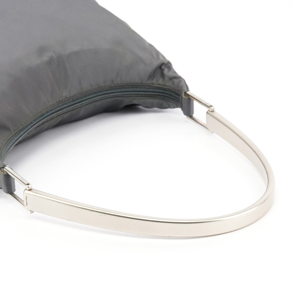 1998 Grey Tessuto Metallo Nylon Shoulder Bag