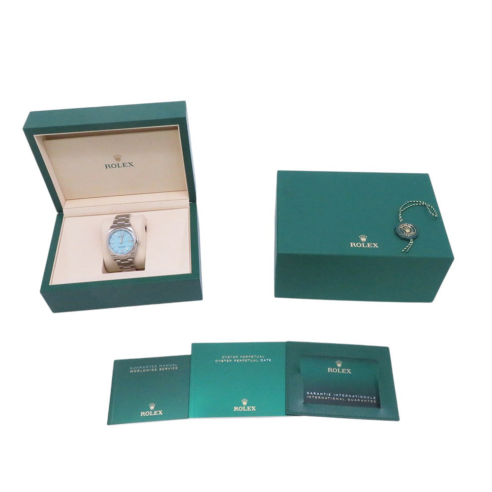 ROLEX Oyster Perpetual 36 W36mm Stainless Steel Turquise Blue Dial126000