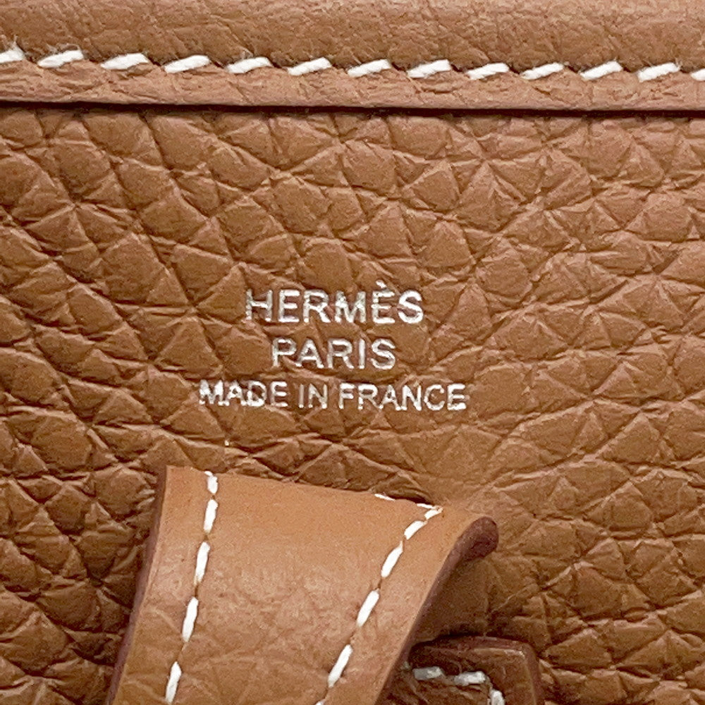 HERMES Evelyne Gold Taurillon Clemence Size TPM
