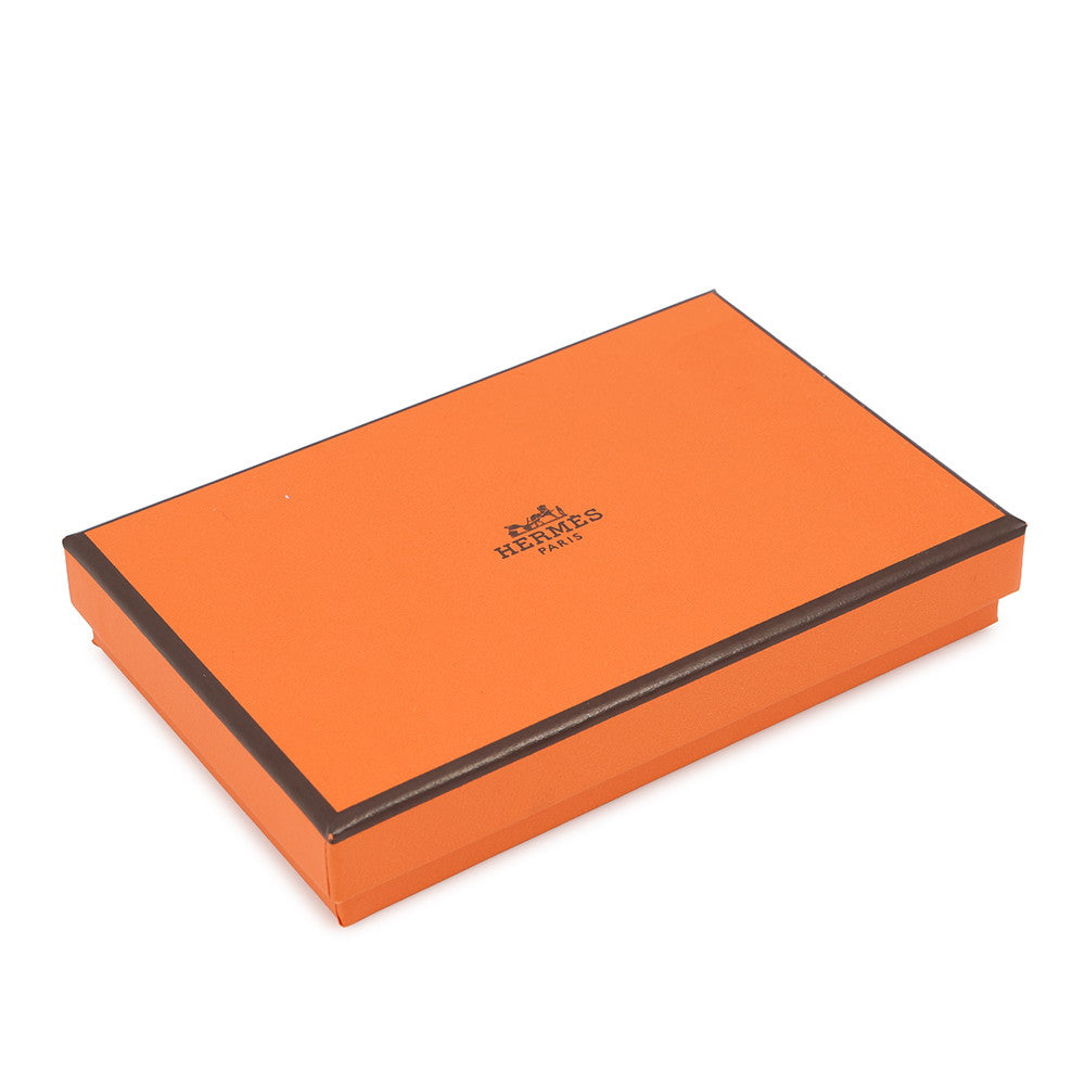 HERMES Calvi Green Pantan Epsom