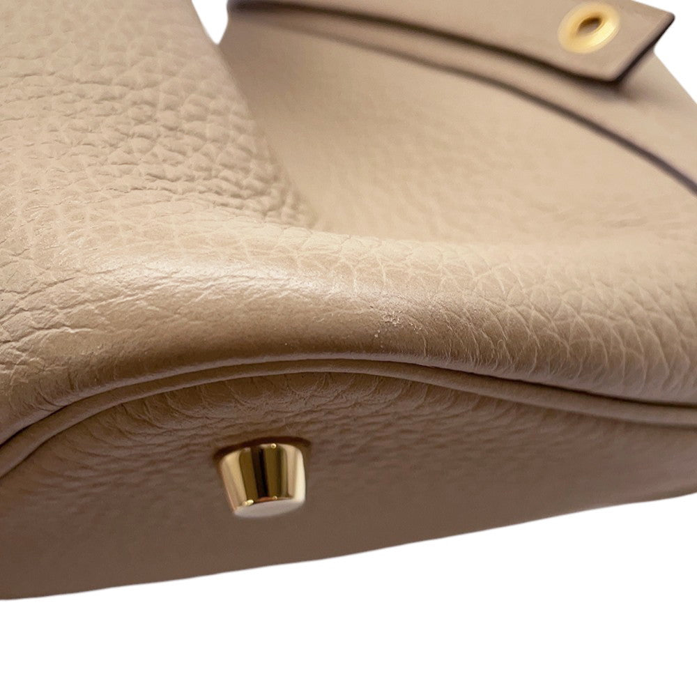 HERMES Picotin Lock Beige Marfa Taurillon Clemence Size MM