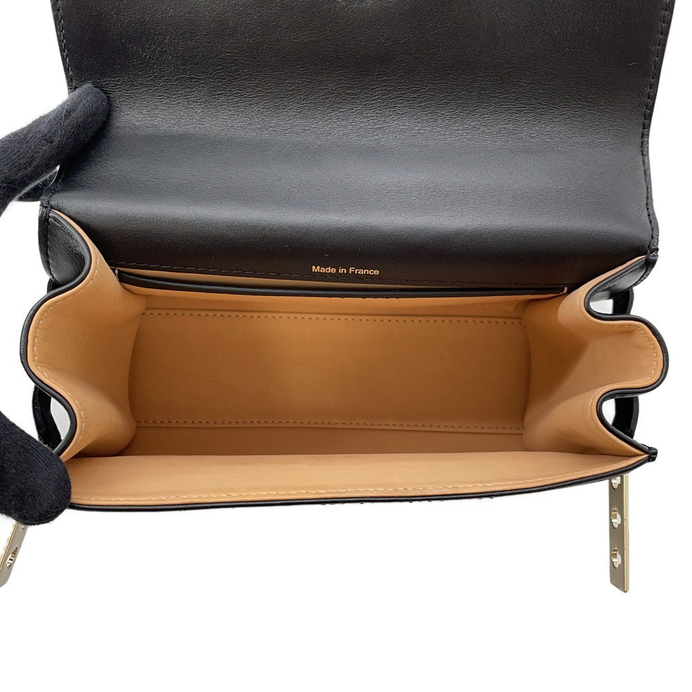 Delvaux Tempe 2way Bag Black Leather Size Mini
