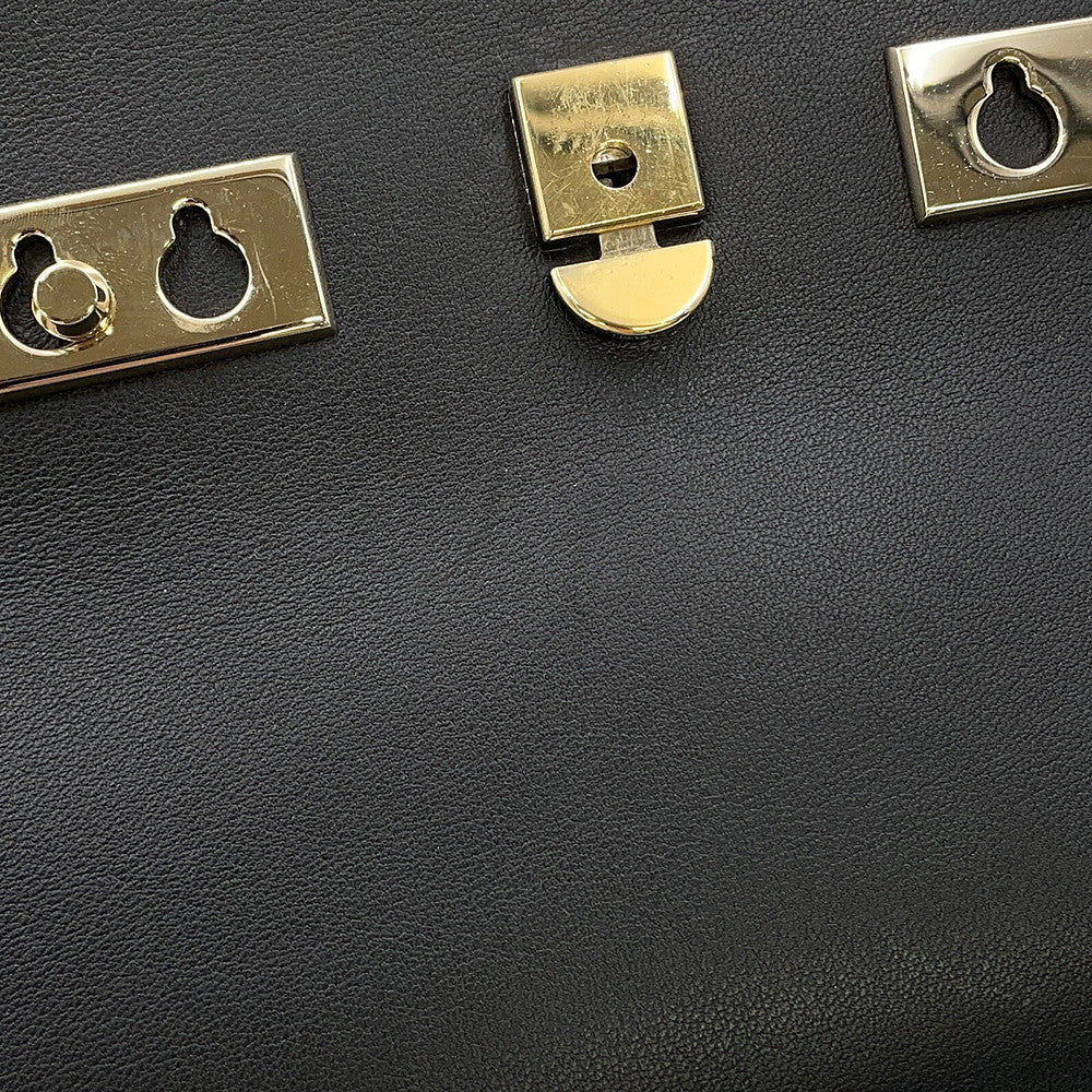 Delvaux Tempe 2way Bag Black Leather Size Mini