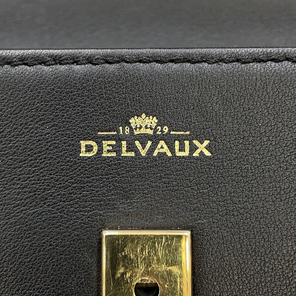 Delvaux Tempe 2way Bag Black Leather Size Mini