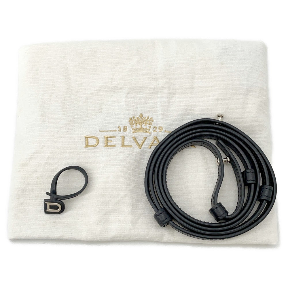 Delvaux Tempe 2way Bag Black Leather Size Mini
