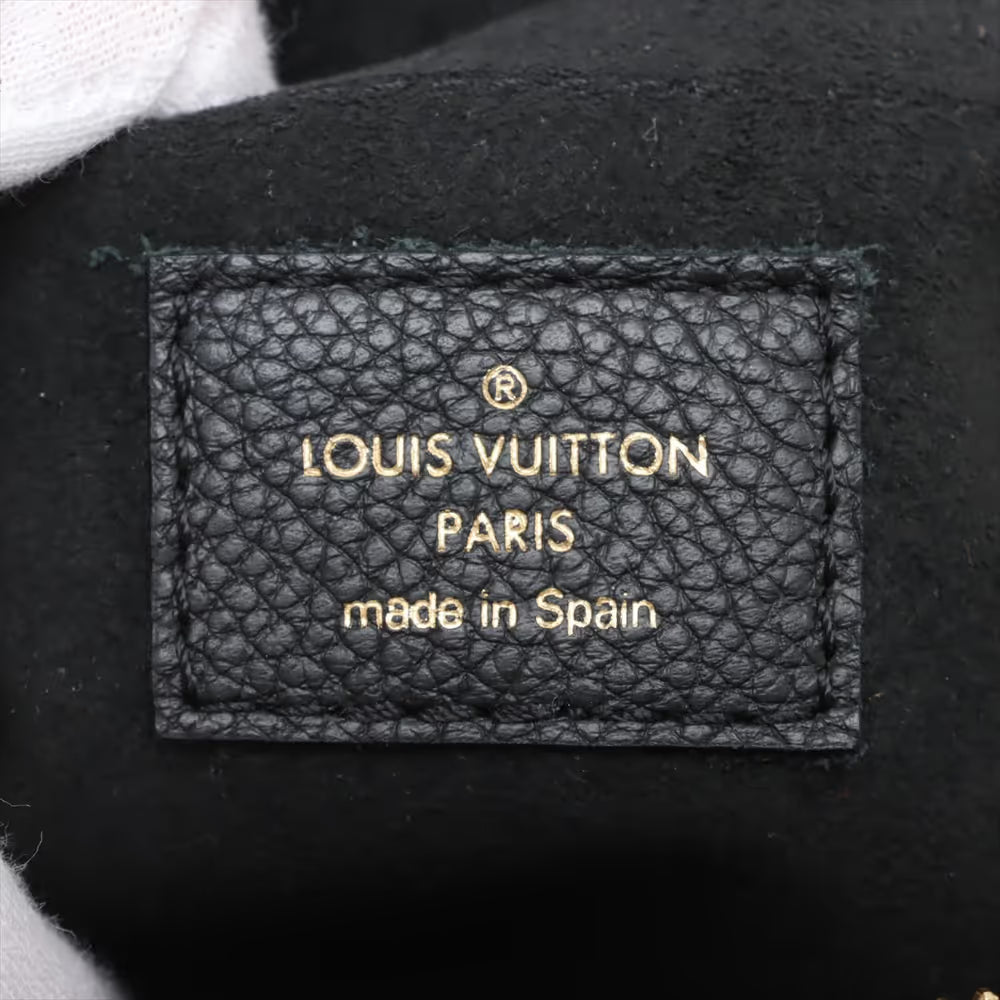 Louis Vuitton Monogram Empreinte Speedy Bandouliere 20 Black