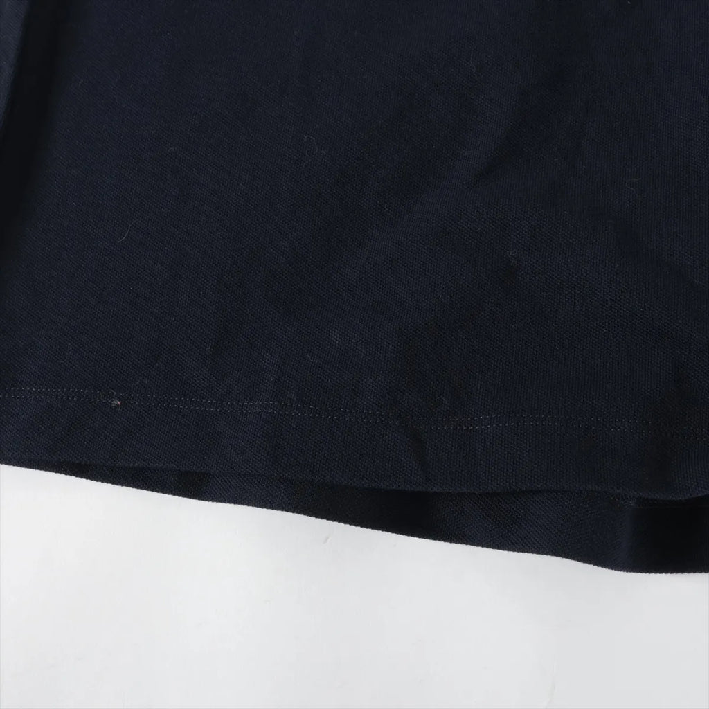 Fendi Cotton Polo Shirt Navy x White