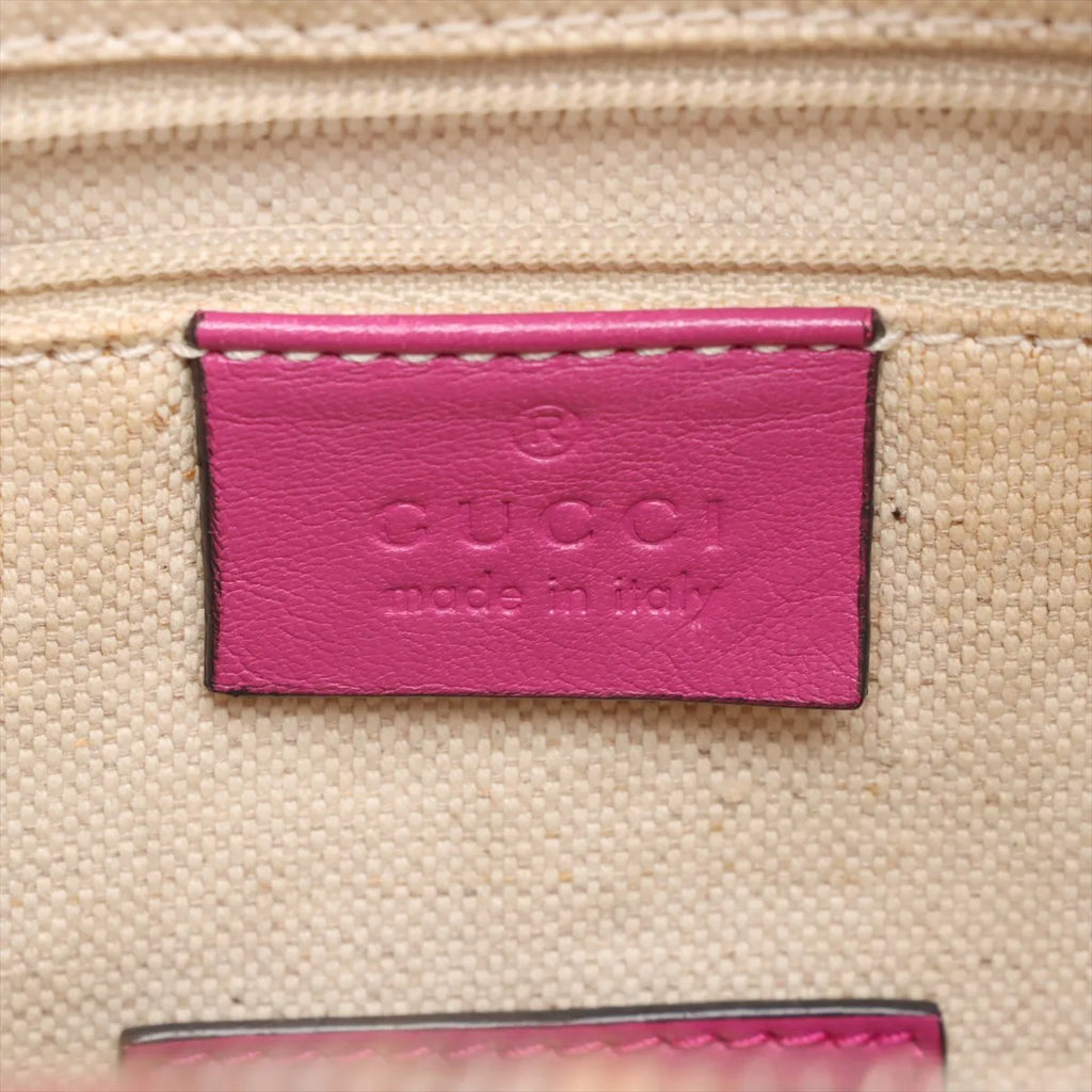 Gucci GG Supreme Patent Leather Handbag Multicolor