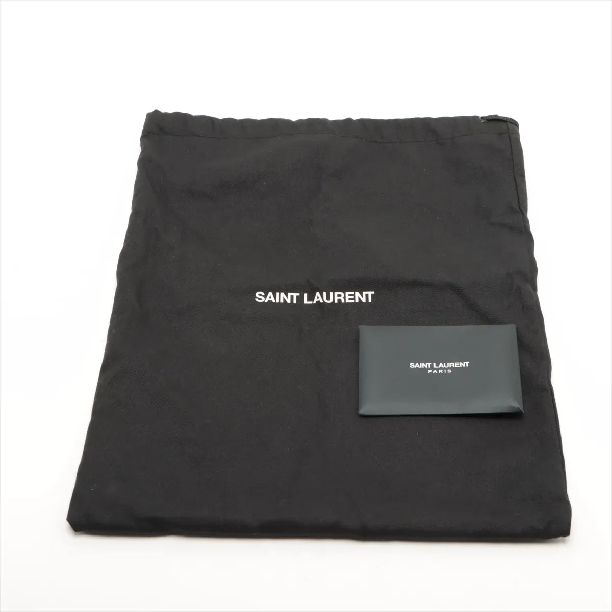 Saint Laurent Paris Mini Nolita Leather Chain Shoulder Bag White