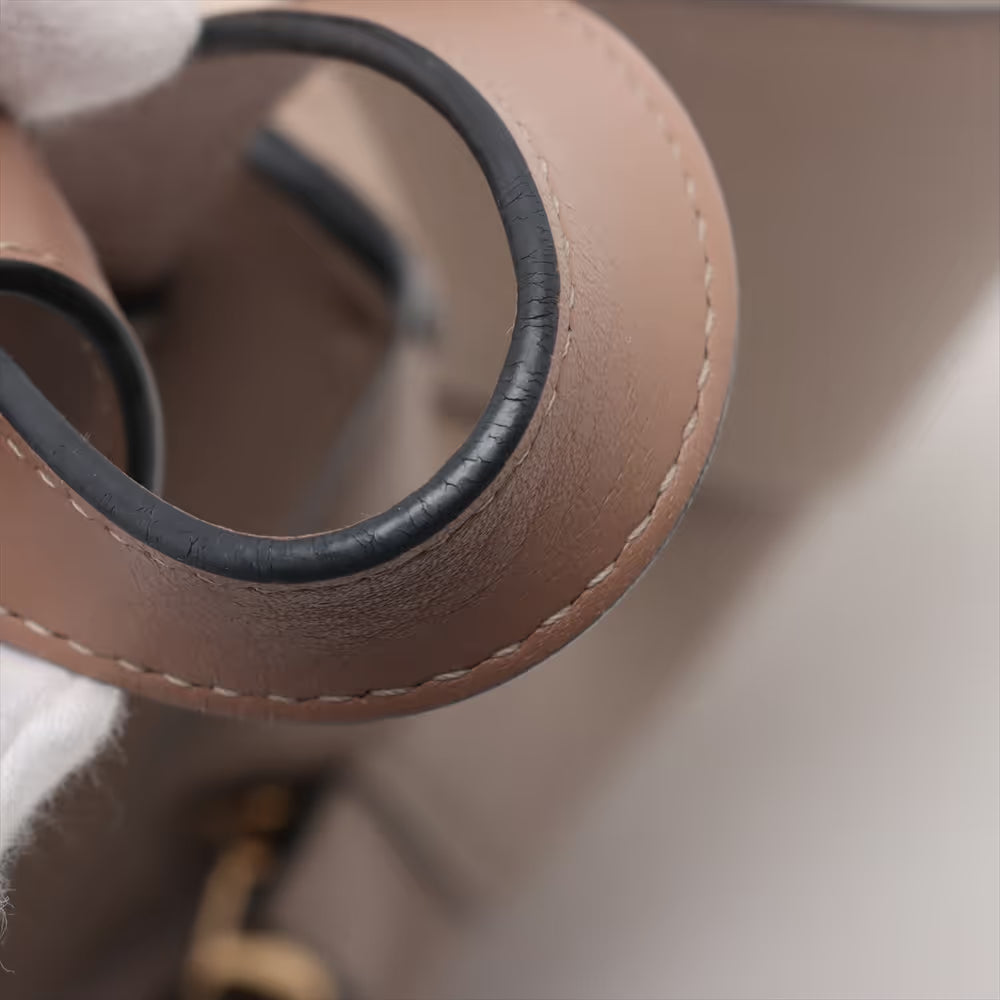 Loewe Hammock Medium Leather Two-Way Handbag Beige
