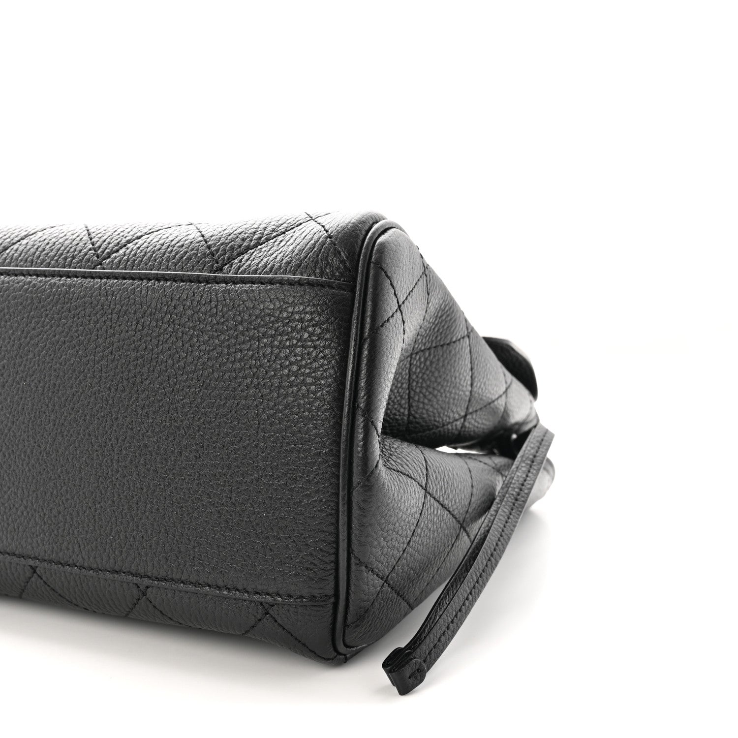 Grained Calfskin Urban Essentials Large Shopping Bag Black Black