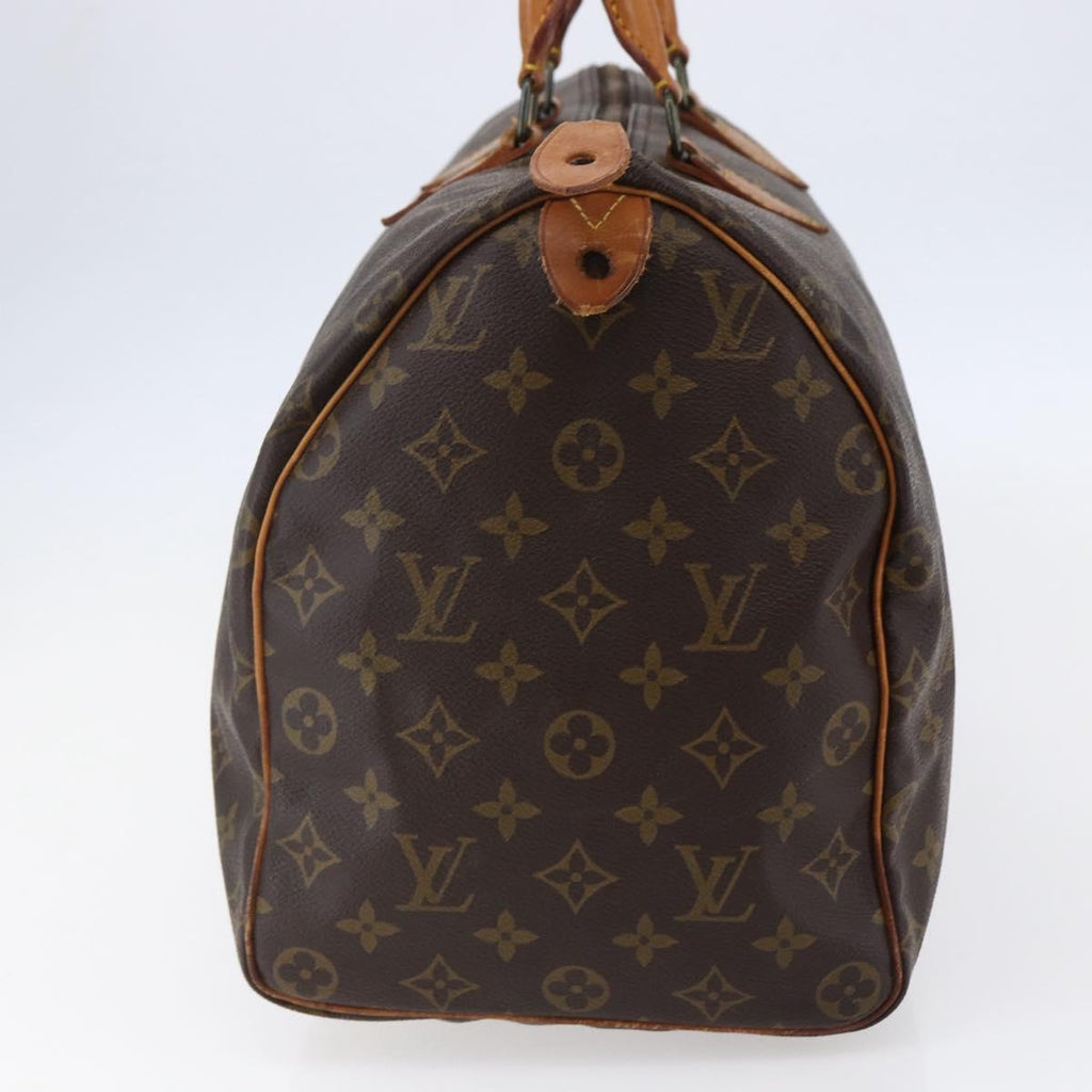 Louis Vuitton Speedy Bandouliere Bag Monogram Canvas Brown Canvas Handbag (Authentic  )