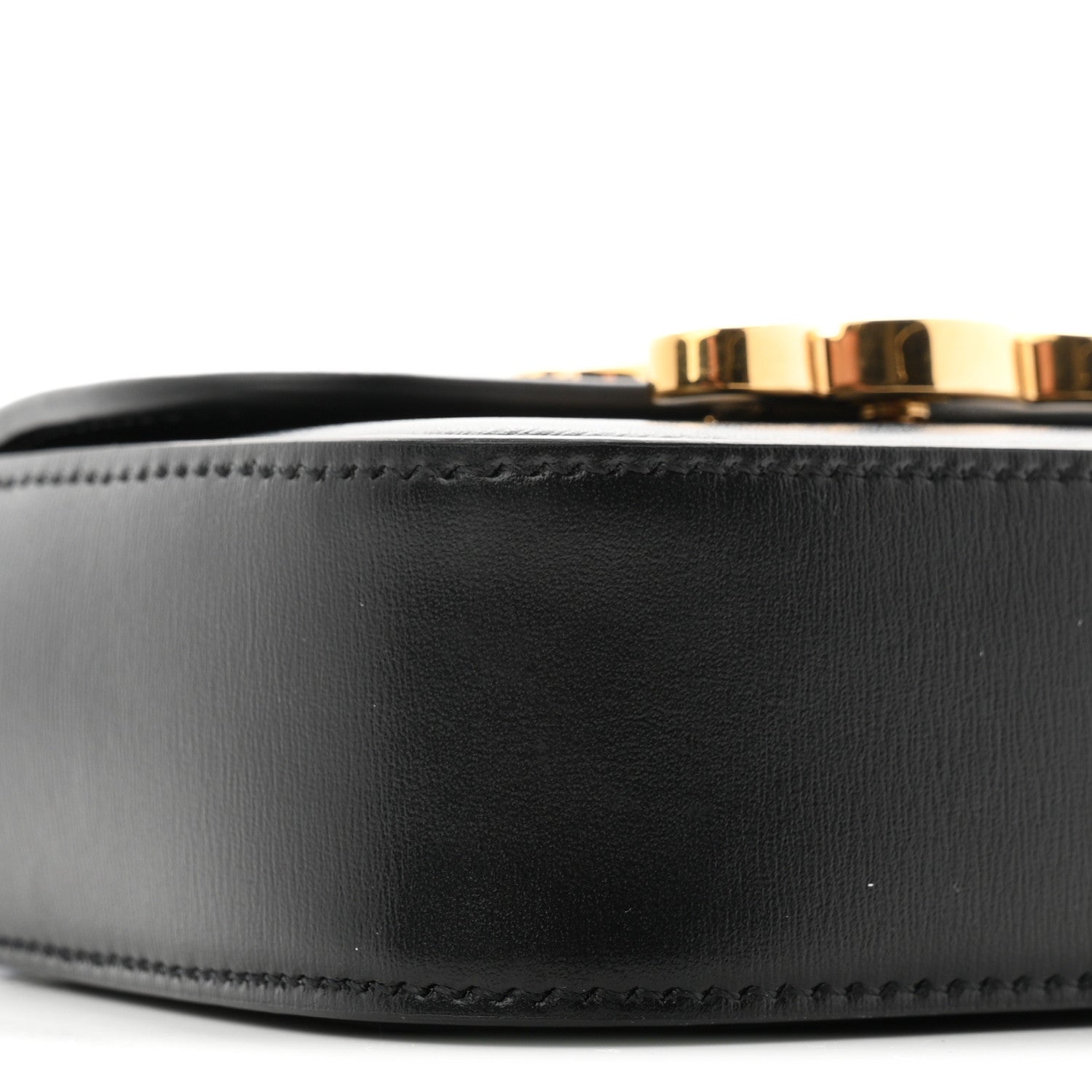 Shiny Calfskin Mini Claude Black