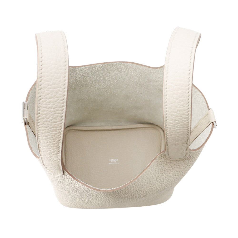HERMES Picotin Lock Beton Taurillon Clemence Size PM