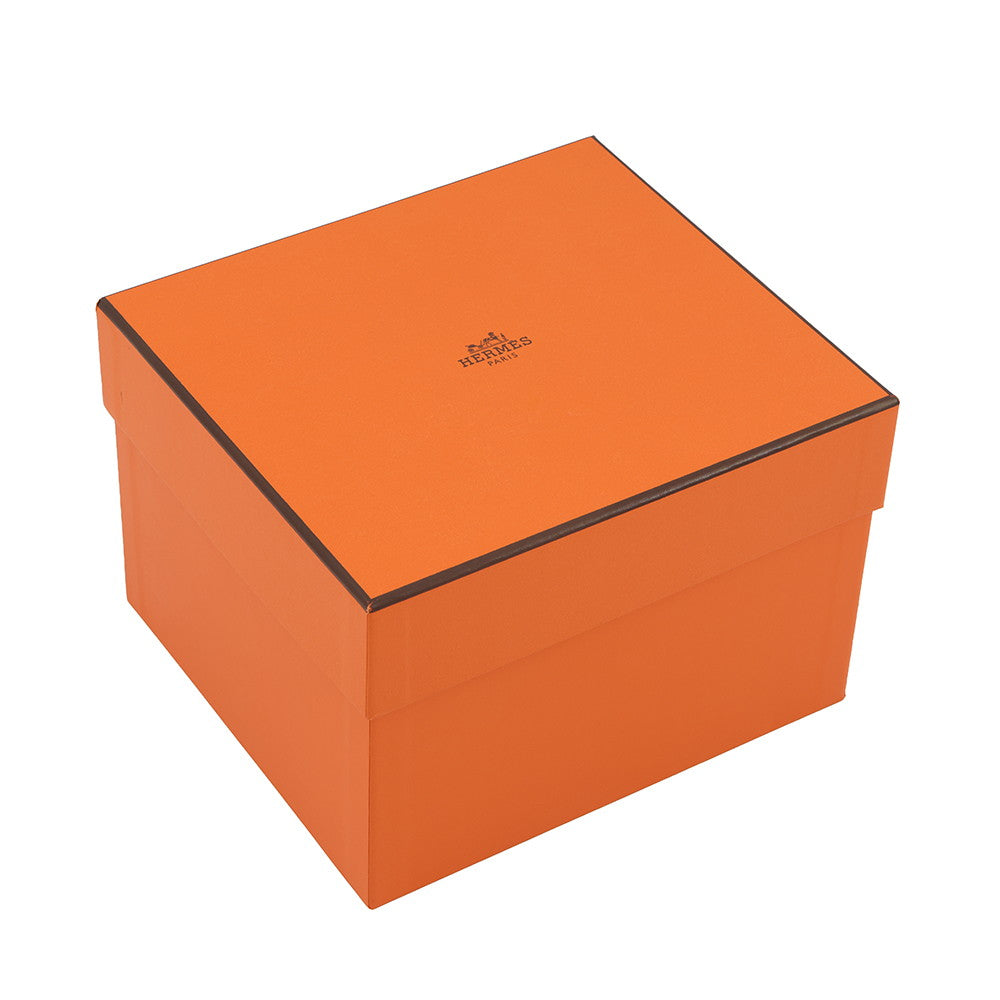 HERMES Sugar pot White/Blue Porcelain