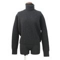 HERMES long sleeve knit Size 36 Gri Volcanic5H2627DA Wool 98% Polyurethane2%