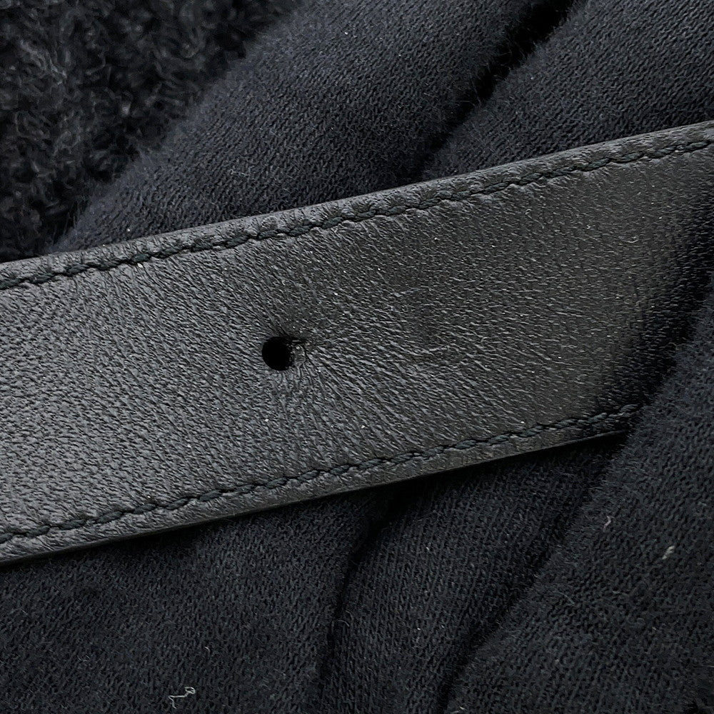 HERMES long sleeve knit Size 36 Gri Volcanic5H2627DA Wool 98% Polyurethane2%