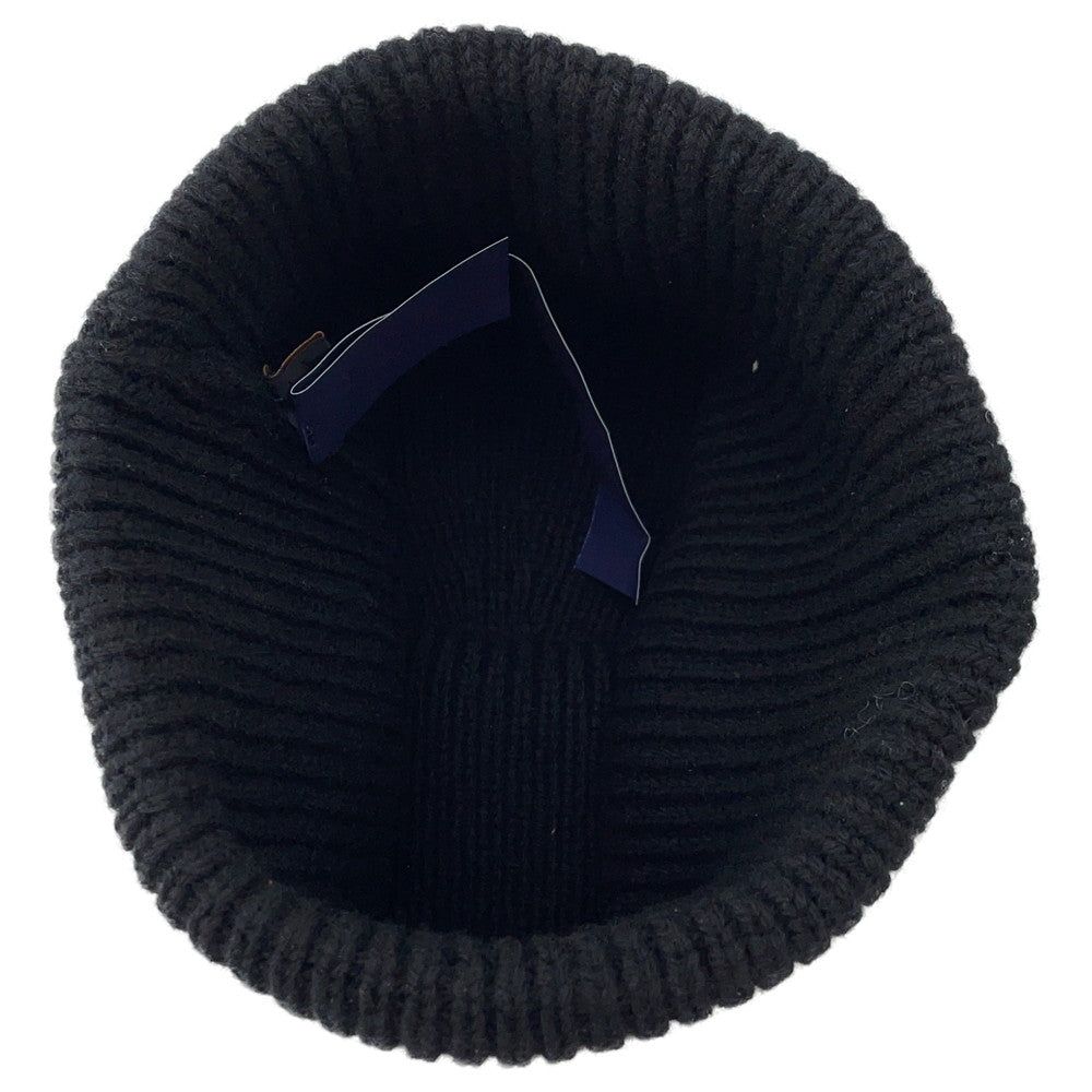 LOUIS VUITTON Beanie LVHeadline Size S NoirM77872 Wool100%