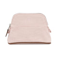 HERMES Bolide Pouch Rose pearl Canvas Leather Size Mini mini