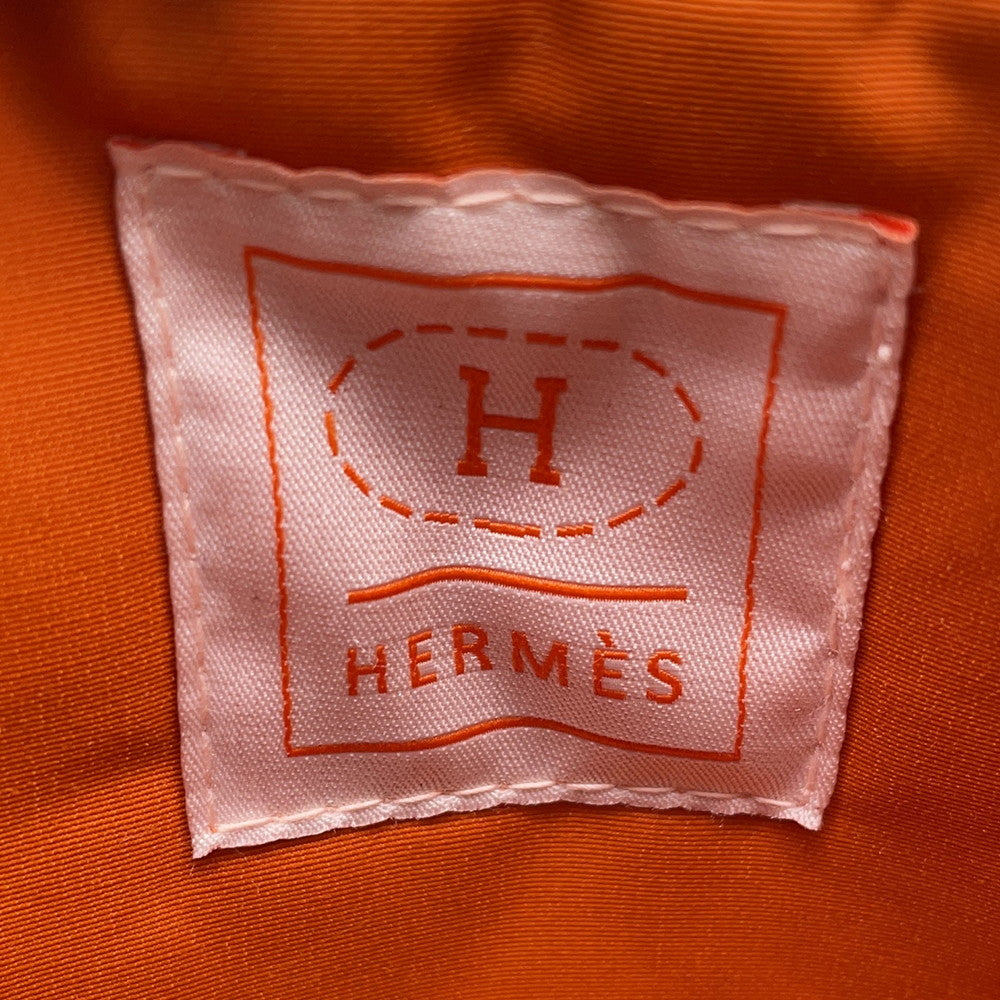 HERMES Bolide Pouch Rose pearl Canvas Leather Size Mini mini