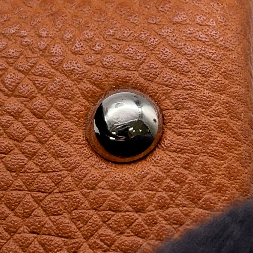 HERMES Plume Cognac Epsom Size Mini