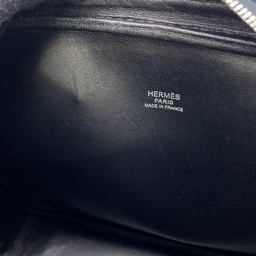 HERMES Plume Black Epsom Size Mini