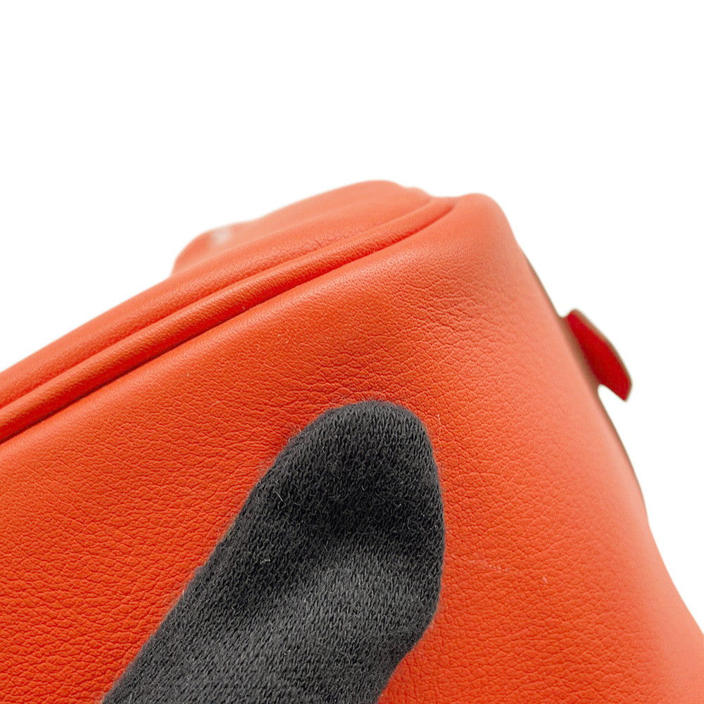 HERMES Plume Capucines Swift Leather Size Mini