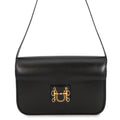 HERMES Sologne Black Box Calf Leather