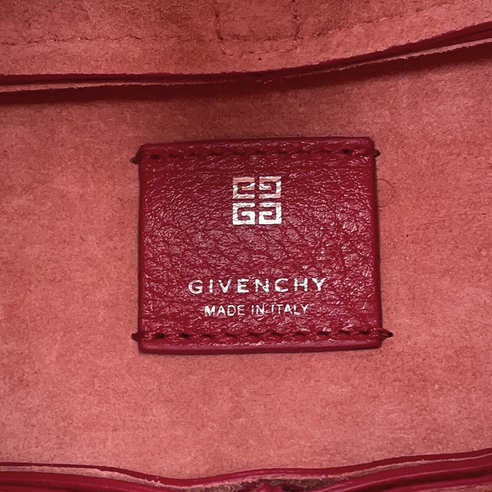 Givenchy G Hobo Handbag RedBB50QNB1LY Leather Size Mini