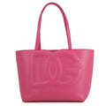 DOLCE&GABBANA DG logo shopping bag Tote Bag PinkBB7337AW576 Calf Leather Size Small