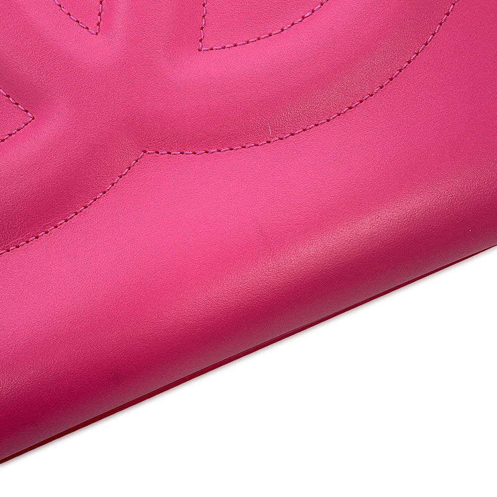 DOLCE&GABBANA DG logo shopping bag Tote Bag PinkBB7337AW576 Calf Leather Size Small