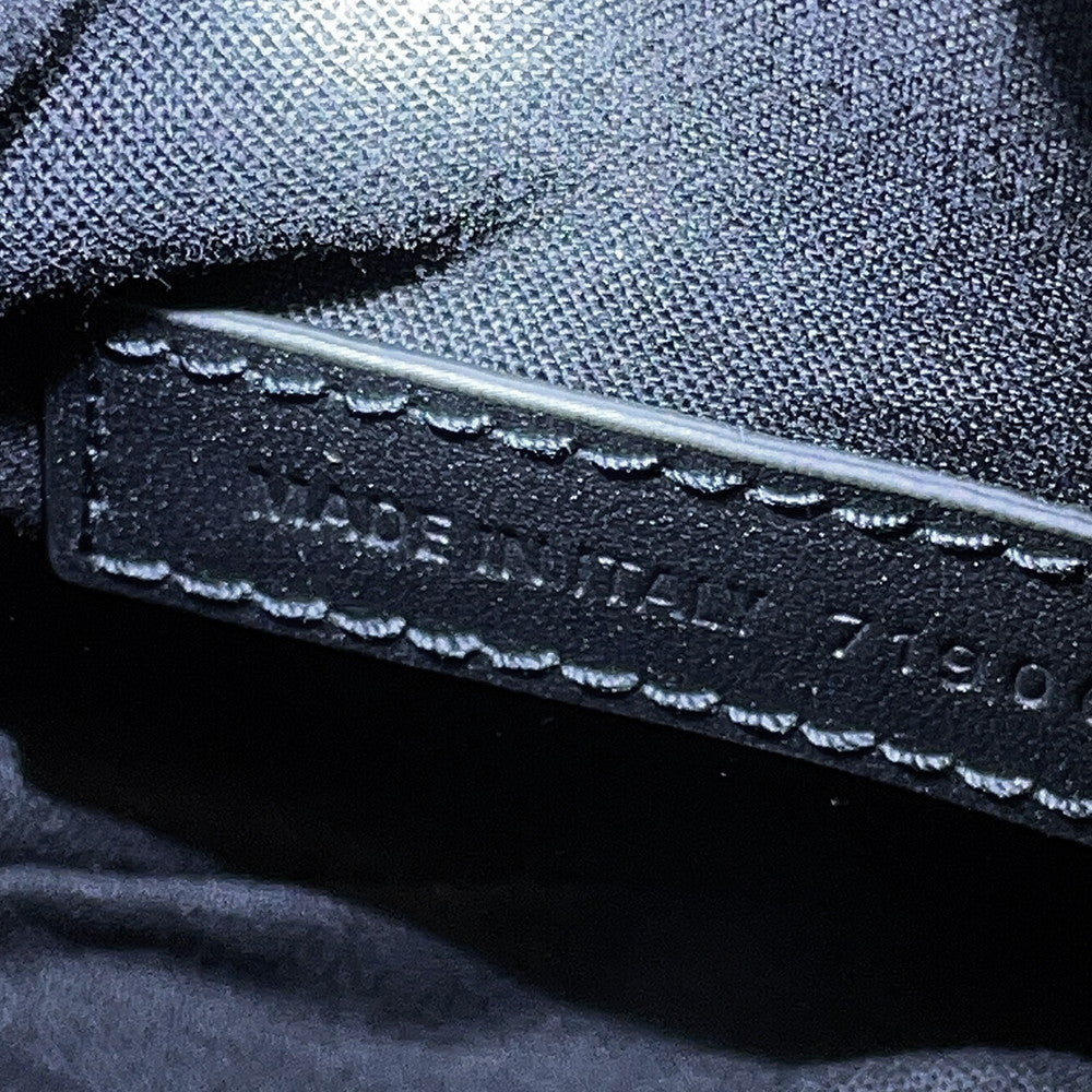 BALENCIAGA Le Cagoule Cross Body Bag Black719065 Denim